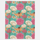 Couverture Polaire Floral (Devant)