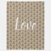 Couverture Polaire Floral (Devant)