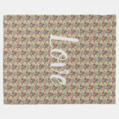 Couverture Polaire Floral (Devant (Horizontal))