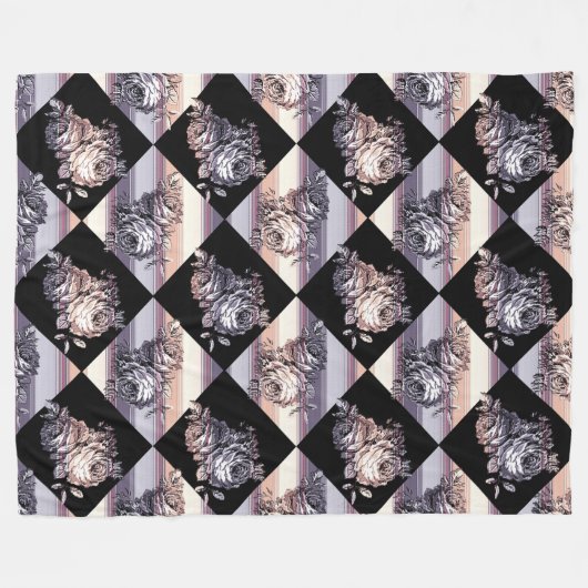 Couverture Polaire Floral (Devant (Horizontal))