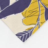 Couverture Polaire floral and leaf seamless pattern (Coin)