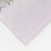 Couverture Polaire Floral Aquarelle Roses Fleurs Modèle moderne (Coin)