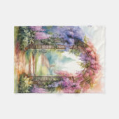 Couverture Polaire Floral Arch Landscape (Devant (Horizontal))