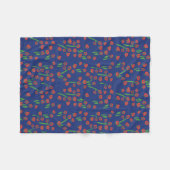 Couverture Polaire Floral Art déco motif (Devant (Horizontal))