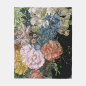 Couverture Polaire Floral baroque - Bouquet (Devant)