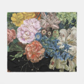 Couverture Polaire Floral baroque - Bouquet (Devant (Horizontal))