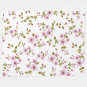 Couverture Polaire Floral blanket (Devant (Horizontal))