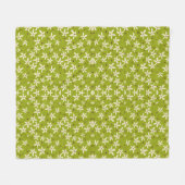 Couverture Polaire Floral Blanket With Small Flowers (Devant (Horizontal))