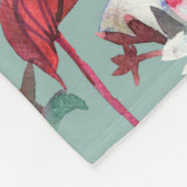 Couverture Polaire Floral bloom. Watercolor flowers seamless pattern. (Coin)