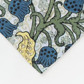 Couverture Polaire Floral Blue Flowers Lily Valley Répétition (Coin)