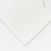 Couverture Polaire Floral & Butterfly, Whimsical Garden-Inspired (Coin)