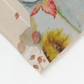 Couverture Polaire Floral Cloak Owl Fleece Baby Blanket (Coin)