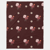 Couverture Polaire Floral Daisy Motif (Devant)