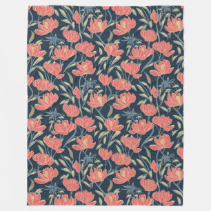 Couverture Polaire Floral de Coral Breeze