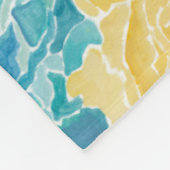 Couverture Polaire Floral de minuit I (Coin)