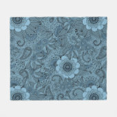 Couverture Polaire Floral décoratif (Devant (Horizontal))