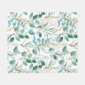Couverture Polaire Floral esthétique (Devant (Horizontal))