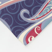 Couverture Polaire Floral Ethnique : Abstrait Oriental Sans Seamless. (Coin)