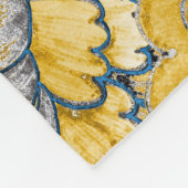 Couverture Polaire Floral Ethnique : Texture Créative De Paisley. (Coin)