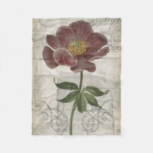 Couverture Polaire Floral français I (Devant)