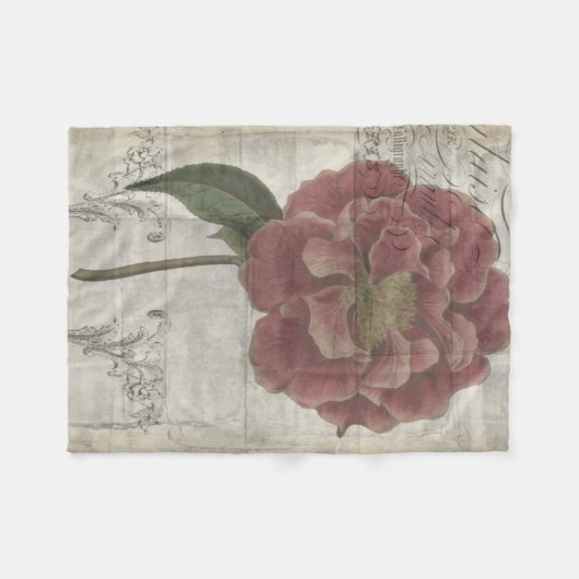 Couverture Polaire Floral français III (Devant (Horizontal))