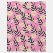 Couverture Polaire Floral moderne élégant (Devant)