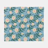 Couverture Polaire Floral moderne élégant (Devant (Horizontal))