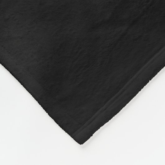 Couverture Polaire floral noir et blanc minimal (Coin)