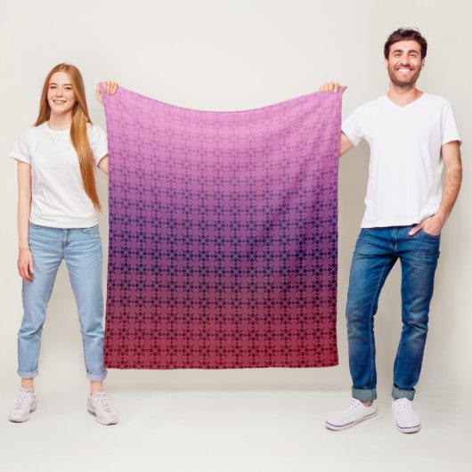 Couverture Polaire Floral ornament (En situation)