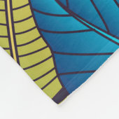 Couverture Polaire Floral seamless pattern with leaves. tropical back (Coin)