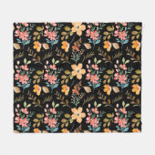 Couverture Polaire Floral Surface Motif - Mode Aquarelle Ressort (Devant (Horizontal))