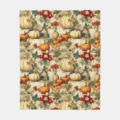 Couverture Polaire Floral Thanksgiving Motif Vintage (10) (Devant)