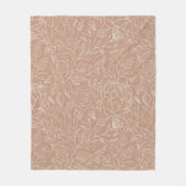 Couverture Polaire Floral vintage (Devant)