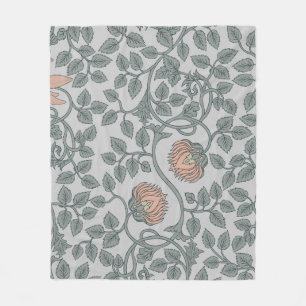 Couverture Polaire Floral vintage sans couture motif, papiers peints