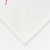 COUVERTURE POLAIRE FLORALE ROSE BÉNÉFICIÉE PAR DIEU PENDANT 85 ANS (Coin)