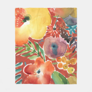 Couverture Polaire Florales abondantes III