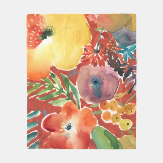 Couverture Polaire Flore abondante III (Devant)