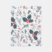 Couverture Polaire Flore hivernale (Devant)