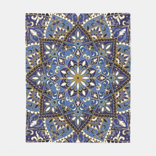 Couverture Polaire Flore orientale : Tapis Vintage (Devant)