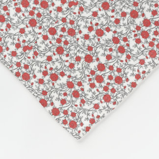 Couverture Polaire Flore printanière