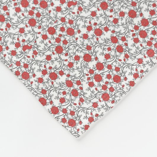 Couverture Polaire Flore printanière (Coin)