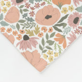 Couverture Polaire Flore printanière (Coin)