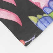 Couverture Polaire Flore printanière : Motif imperméable (Coin)