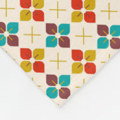 Couverture Polaire Flore rétro (Coin)