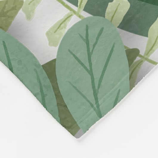 Couverture Polaire Flore tropicale (Coin)