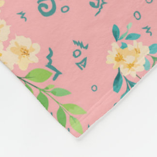 Couverture Polaire Flores de Cereza