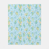 Couverture Polaire "Flores del cielo" (Devant)