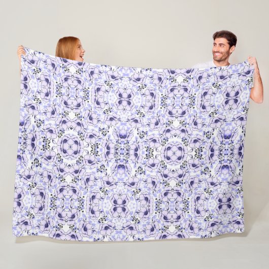 Couverture Polaire Flores Flutuantes (En situation)