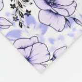 Couverture Polaire Flores Flutuantes (Coin)