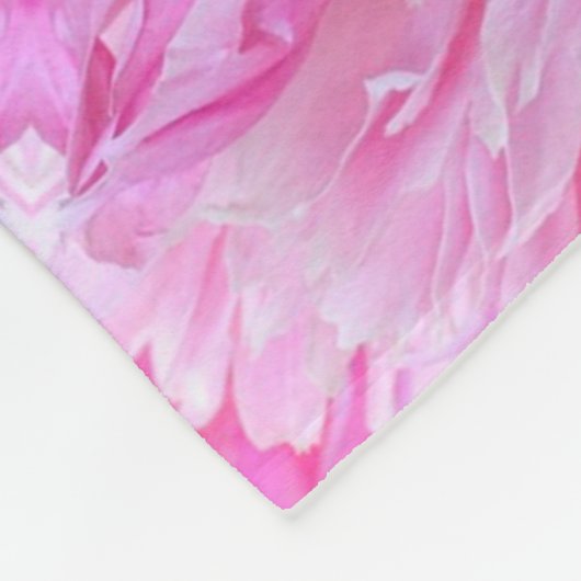 Couverture Polaire Flores roses (Coin)